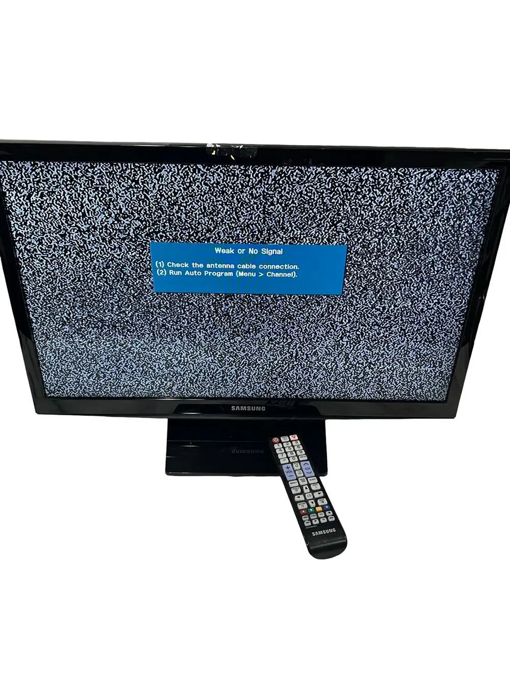 Samsung UN24H4000AFXZA 24” LED HDTV 720p TV w/ Remote Stand Tested Working